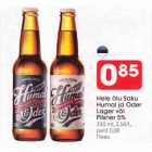 Hele õlu Saku Humal ja Oder Lager või Piisner 5%