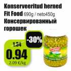 Konserveeritud herned
Fit Food