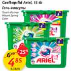 Allahindlus - Geelkapslid Ariel, 15 tk