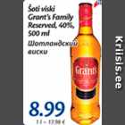 Allahindlus - Šoti viski Grant´s Family Reserved