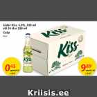 Alkohol - Siider Kiss, 4,5%, 330 ml või 24 tk x 330 ml