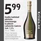Itaalia kaitstud päritolunimetusega kvaliteetvahuvein Gancia Asti