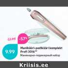 Maniküüri-pediküüri komplekt
Profi 3016**
