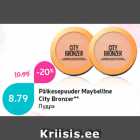 Päikesepuuder Maybelline
City Bronzer**
