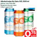 Alkoholivaba õlu Saku GO, 500 ml
