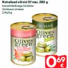 Rohelised oliivid Ol’mar, 280 g

