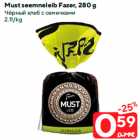 Must seemneleib Fazer, 280 g
