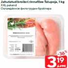 Allahindlus - Jahutatud broileri rinnafilee Talupoja, 1 kg
XXL pakend
