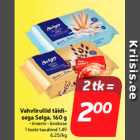 Vahvlirullid täidisega
Selga, 160 g