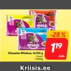 Kiisueine Whiskas, 4x100 g