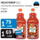 Allahindlus - HELIIS SIIRUP 1,5 L