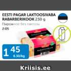 Allahindlus - EESTI PAGAR LAKTOOSIVABA RABARBERIKOOK 230 G