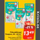 Allahindlus - Püksmähkmed
Pampers, 44 - 60 tk*