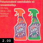 Allahindlus - Puhastusvahend vannitubadele või
rasvaeemaldaja