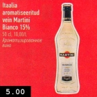 Itaalia
aromatiseeritud
vein Martini
Bianco 15%
50 cl, 10,00/L