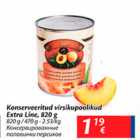 Konserveeritud virsikupoolikud Extra Line, 820 g