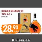 Allahindlus - KONJAK MEUKOW VS
40% 0,7 L