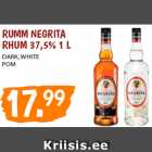 Allahindlus - RUMM NEGRITA
RHUM 37,5% 1 L