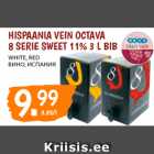 HISPAANIA VEIN OCTAVA
8 SERIE SWEET 11% 3 L BIB