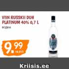 VIIN RUSSKII DUH
PLATINUM 40% 0,7 L