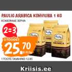 Allahindlus - PAULIG ARABICA KOHVIUBA 1 KG