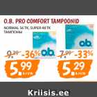 Allahindlus - O.B. PRO COMFORT TAMPOONID