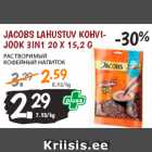 JACOBS LAHUSTUV KOHVIJOOK
3IN1 20 X 15,2 G