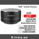 Bluetooch kõlar Westrom WR-A2