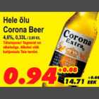Alkohol - Hele õlu Corona Beer