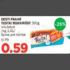 EESTI PАGАR TOSTA! RUKKIRÖST 39O g viilutatud