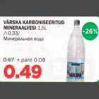Магазин:Maksimarket, Konsum,Скидка:Минеральная вода