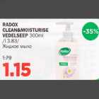 RADOX CLEAN&MOISTURISE VEDELSEEP 300 ml