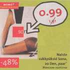 Allahindlus - Naiste sukkpüksid Sono, 20Den, paar*