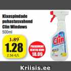 Klaaspindade
puhastusvahend
Clin Windows
500m