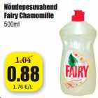Allahindlus - Nõudepesuvahend
Fairy Chamomille
500ml 