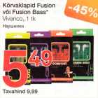 Kõrvaklapid Fusion või Fusion Bass*