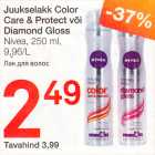 Juukselakk Color Care & Protect või Diamand Gloss