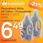Pesuvahend White või Color, 19 pesukorda*