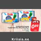 Allahindlus - Konserveeritud ananass
Tropical Gold, Dole, 230 g /neto 139 g**