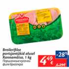 Allahindlus - Broilerifilee portsiontükid alusel Rannamõisa, 1 kg