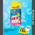 Магазин:Maxima XX,Скидка:Стиральный порошок Rex, 5,6 кг