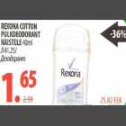 Allahindlus - Rexona Cotton pulkdeodorant naistele