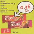 Allahindlus - Nestle müslibatoon