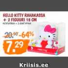 HELLO KITTY RAHAKASSA + 2 FIGUURI 18 CM
