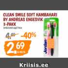 Allahindlus - CLEAN SMILE SOFT HAMBAHARI
BY ANDREAS ENGESVIK
3-PAKK