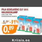 Allahindlus - PILA ECOCLASSIC E27 A55
HALOGEENLAMP 
