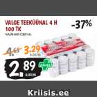 VALGE TEEKÜÜNAL 4 H
100 TK