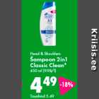 Head & Shaulders Šampoon 2in1 Classic Clean* 450 ml