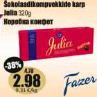 Allahindlus - Šokolaadikompvekkide karp
Julia 320g

