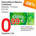 Taskurätikud Balsam, 4-kihilised